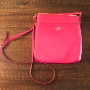 Pink Coach Crossbody Bag